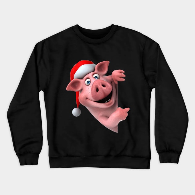 Pig new year funny t shirt popular sweet t shirt Crewneck Sweatshirt by milica.brdar77@gmail.com